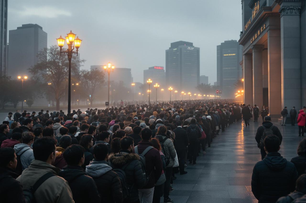 爆料網 - 某一线城市学区房政策突变,家长连夜排队引发社会热议 某一线城市学区房政策突变,家长连夜排队引发社会热议